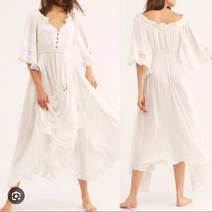 Free People Beach Maxi Dress - White XL